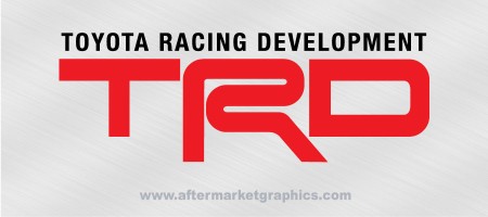 TRD Toyota Racing Development Decals 01 - Pair (2 pieces)